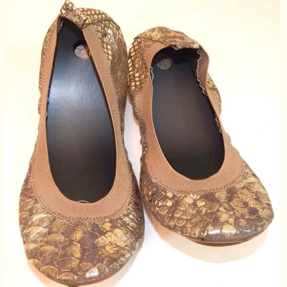 Yosi Samra Samara Leather Foldable Ballet Flats - Picture 1 of 4